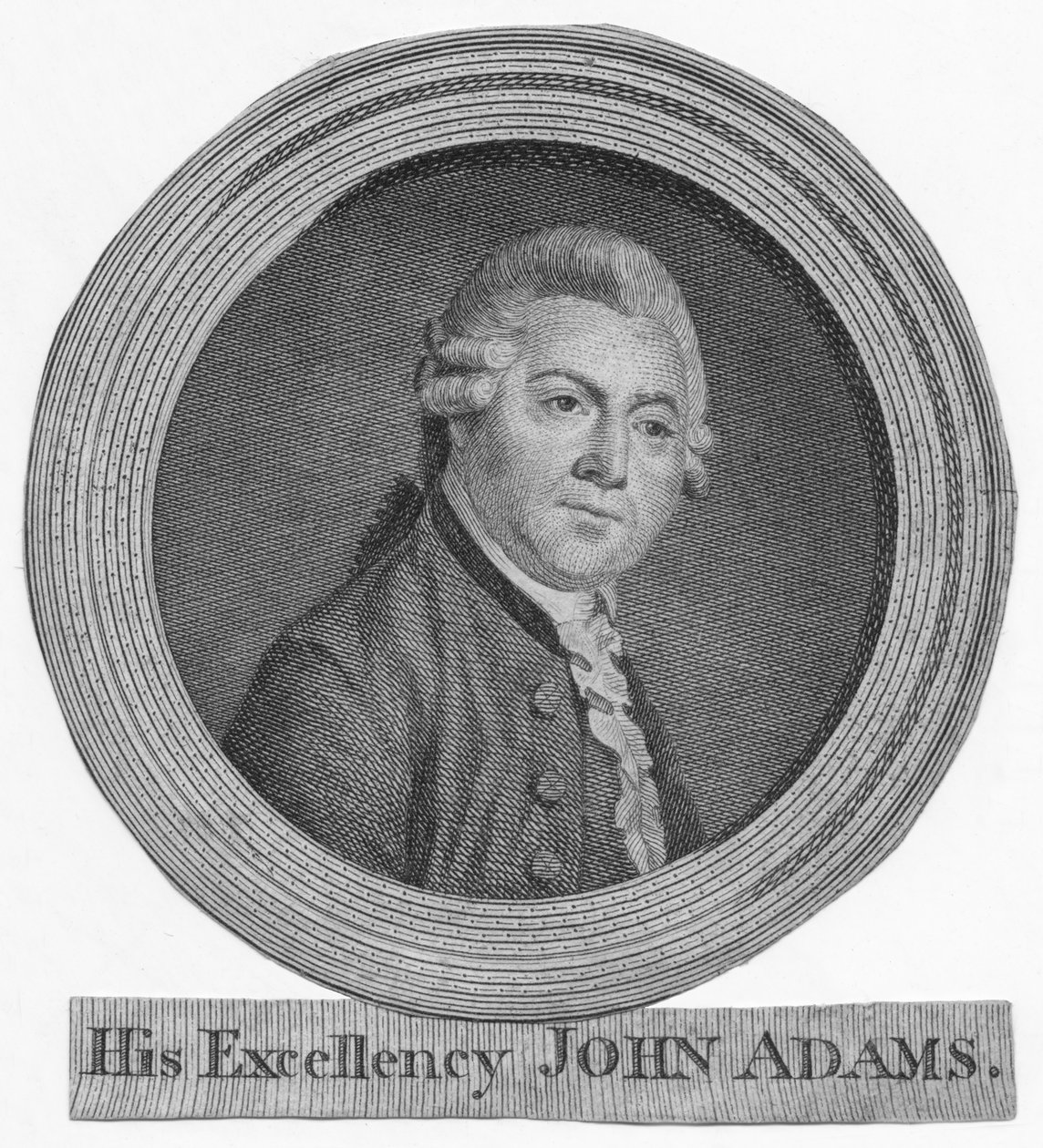 His Excellency John Adams, c1783 by Unbekannt
