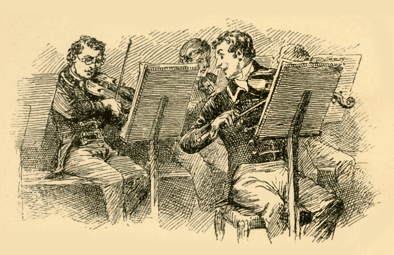 His clever playing attracted the attention of the leader by Unbekannt