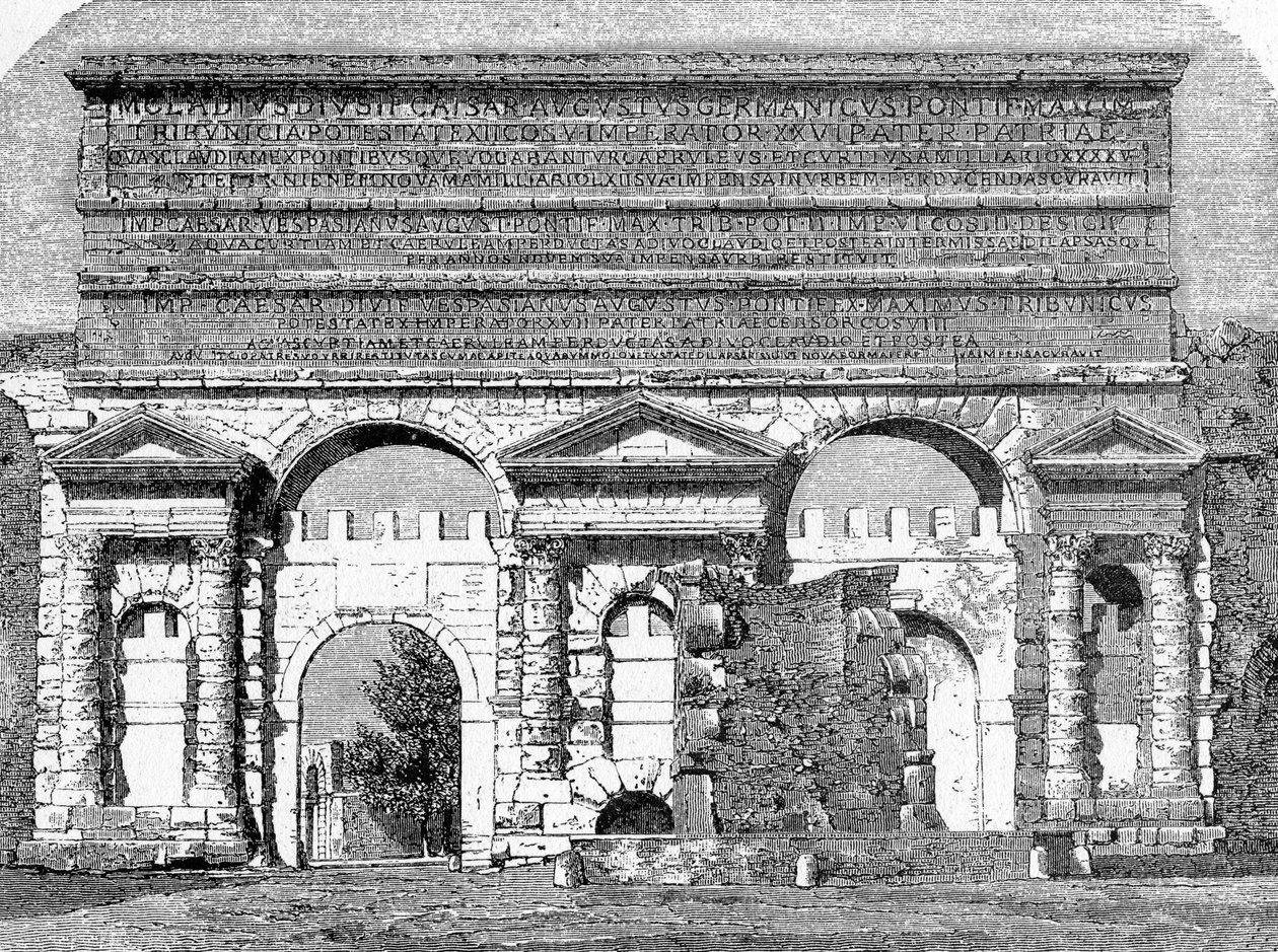 History of Ancient Rome. Porta Maggiore, or Porta Nevia by Unbekannt