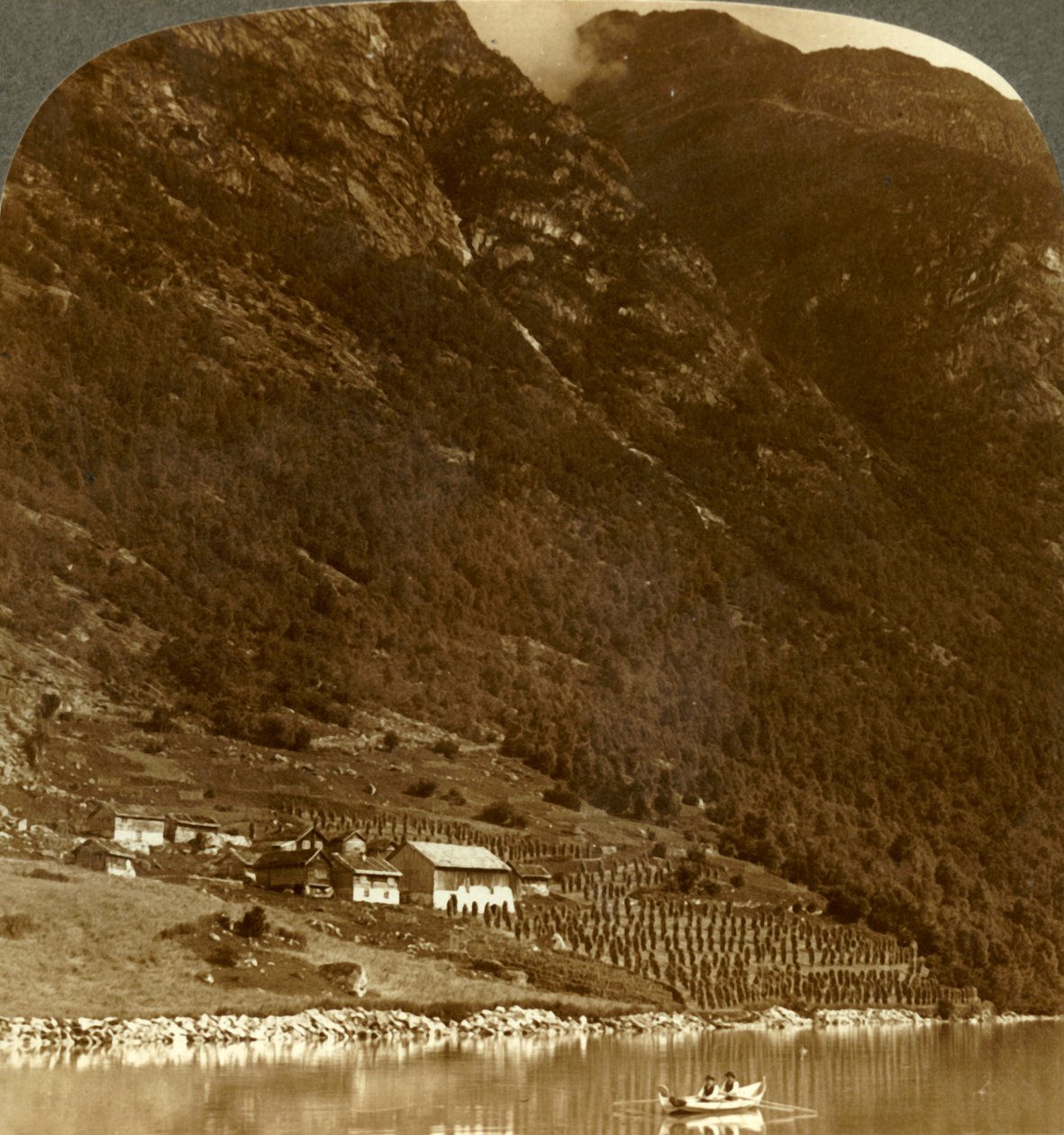 Hogrending Farm, Nestling at the Mountain
