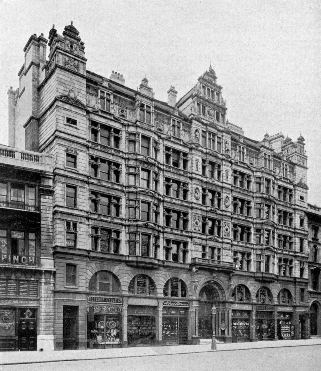 Holborn front of the Birkbeck Bank, London by Unbekannt