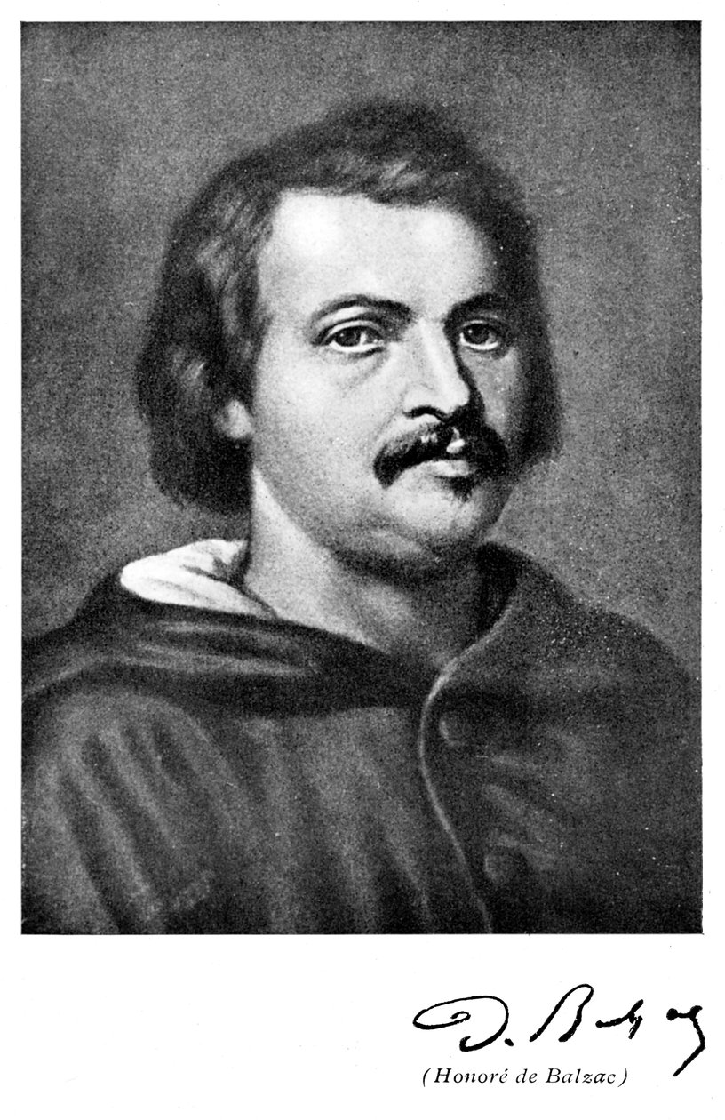Honore de Balzac, French novelist and literary critic by Unbekannt