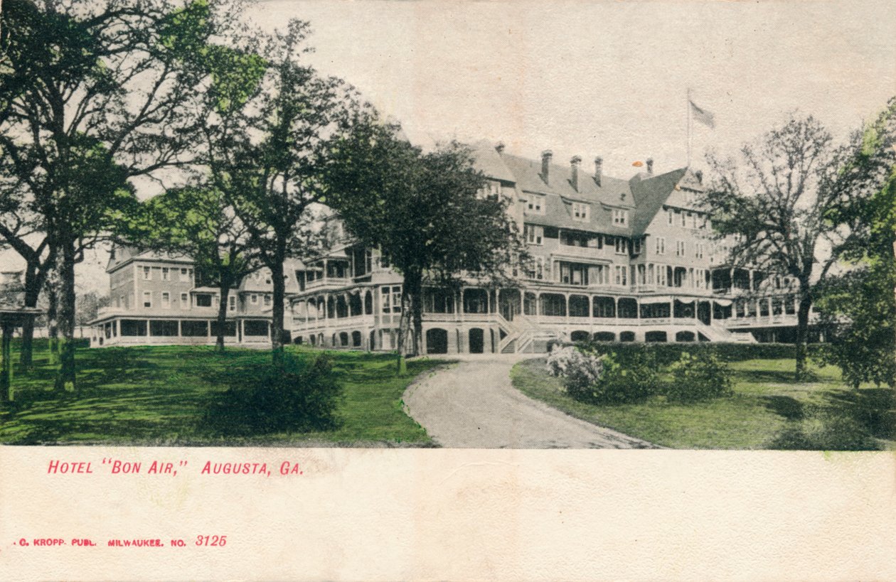Hotel Bon Air, Augusta, Georgia by Unbekannt