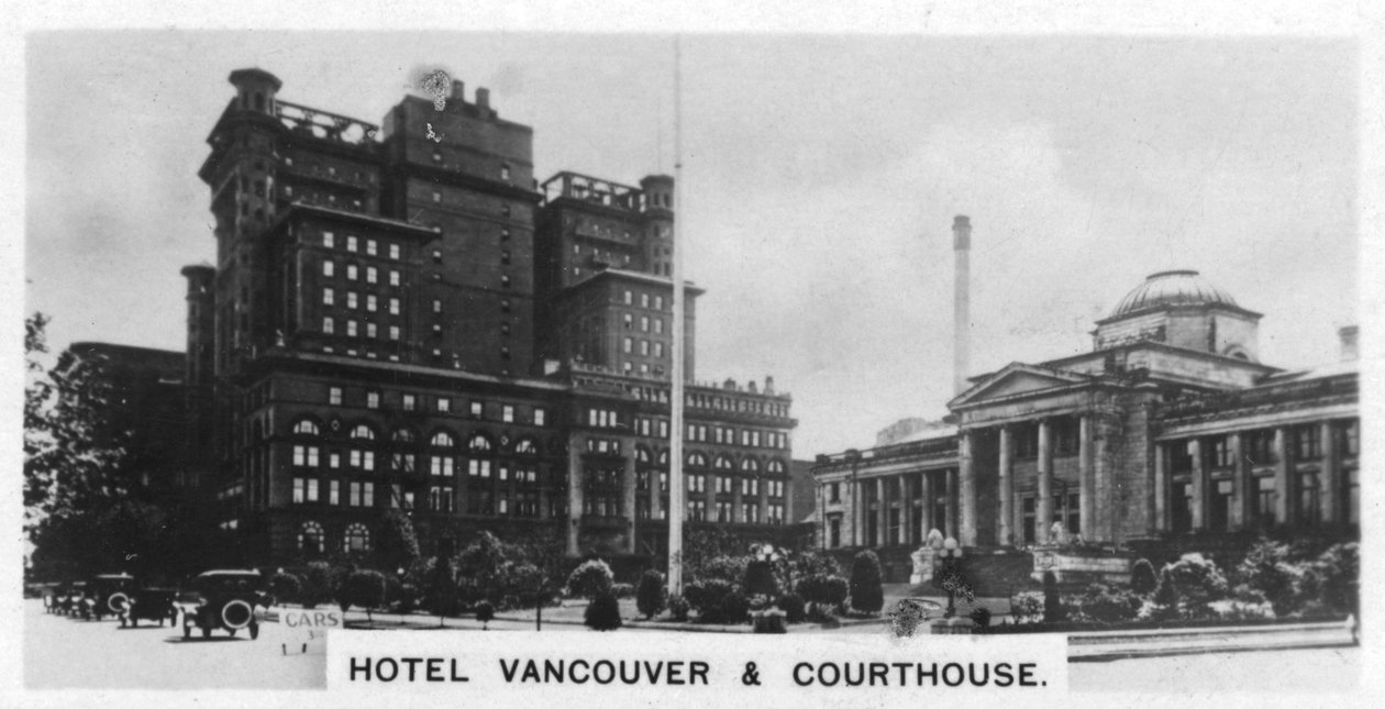 Hotel Vancouver and Courthouse, Canada by Unbekannt