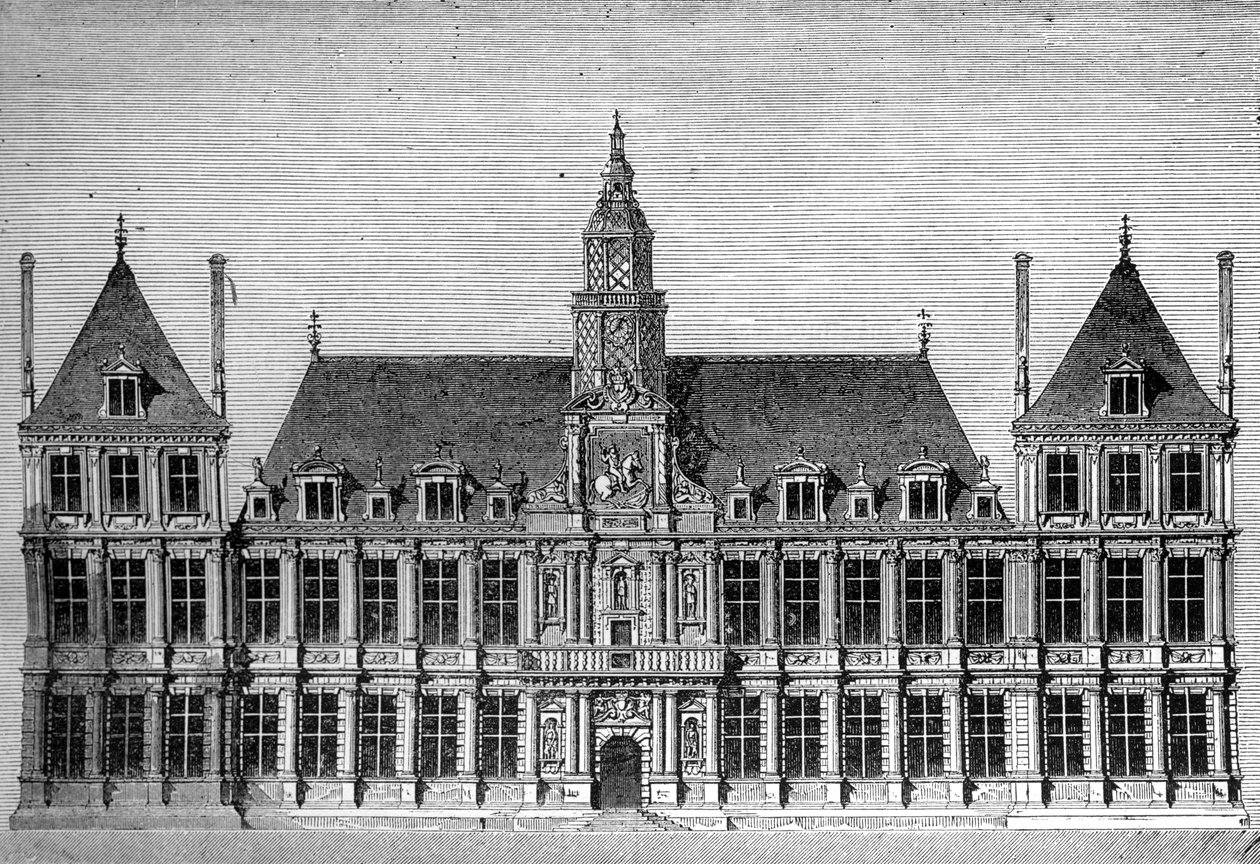 Hotel de Ville, Reims, France by Unbekannt