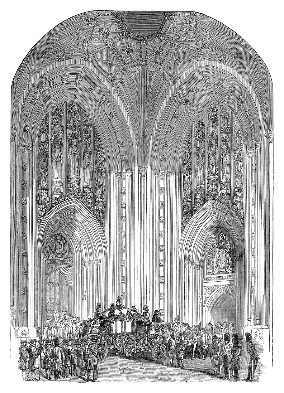 Houses of Parliament, Grand Entrance, Westminster, London by Unbekannt