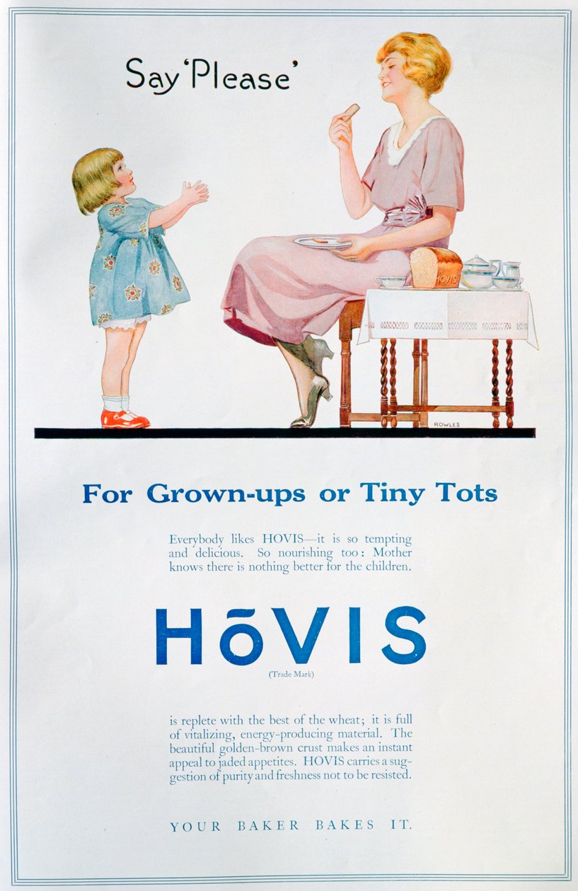 Hovis bread advert, 1921 by Unbekannt