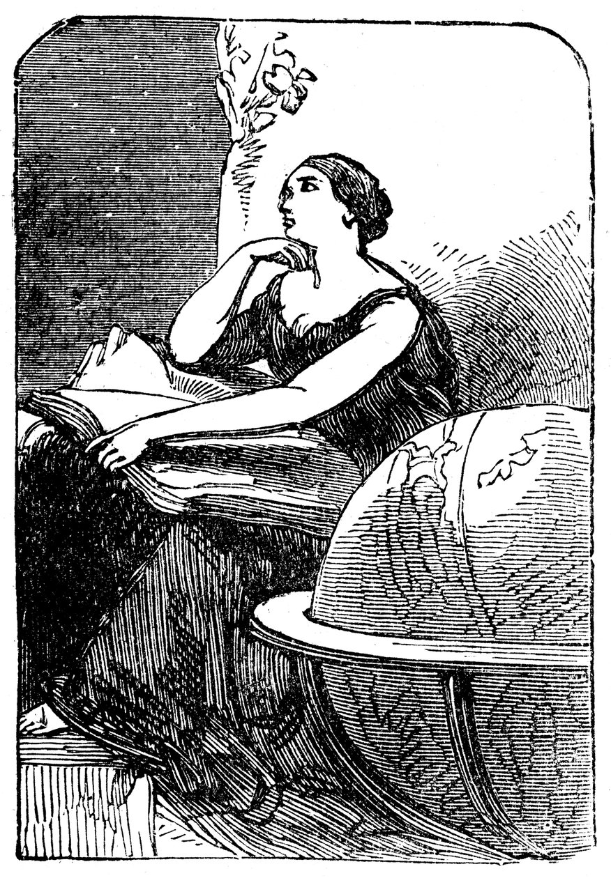 Hypatia, Mathematician and Neo-Platonic Philosopher by Unbekannt