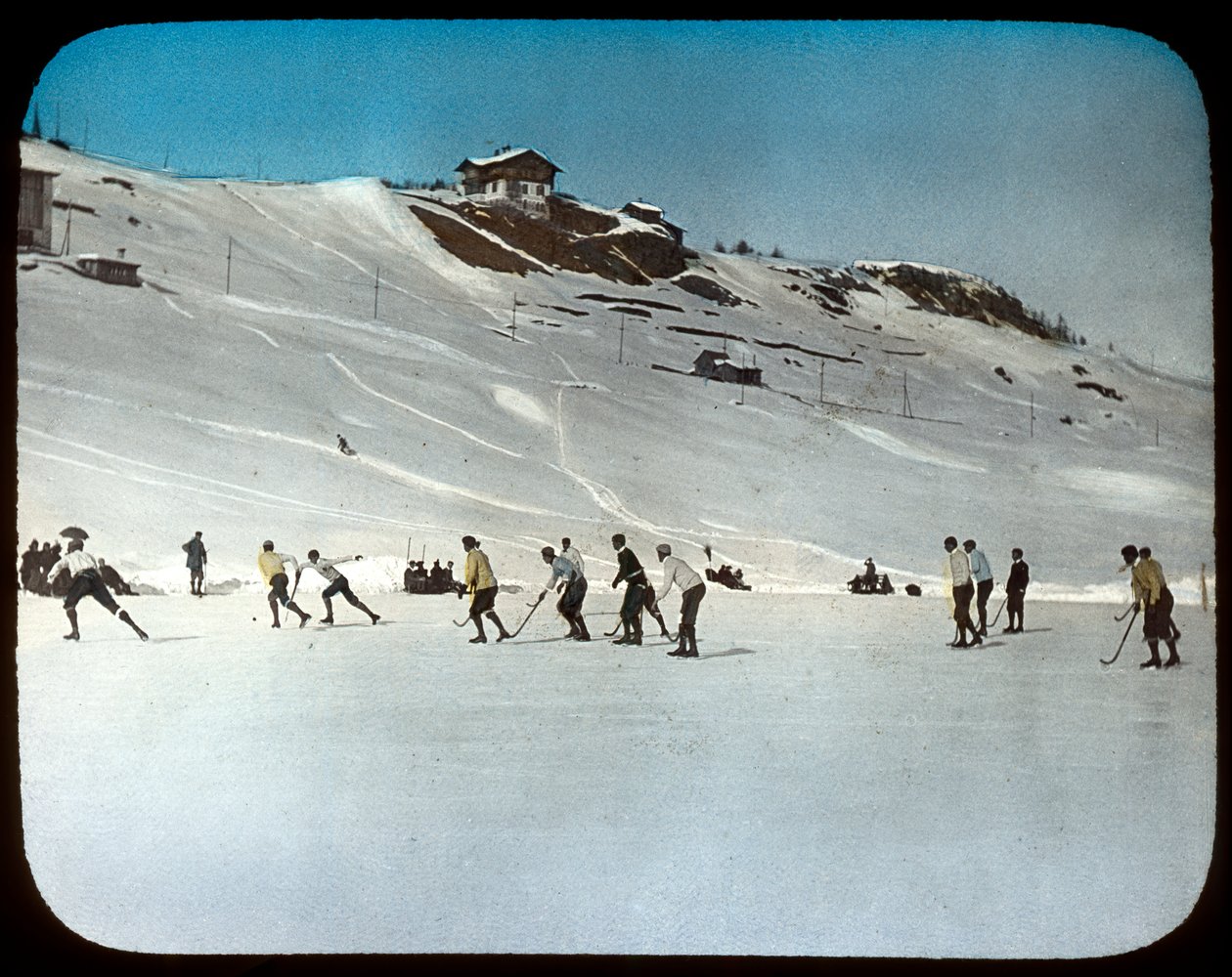 Ice hockey, St Moritz, Switzerland by Unbekannt
