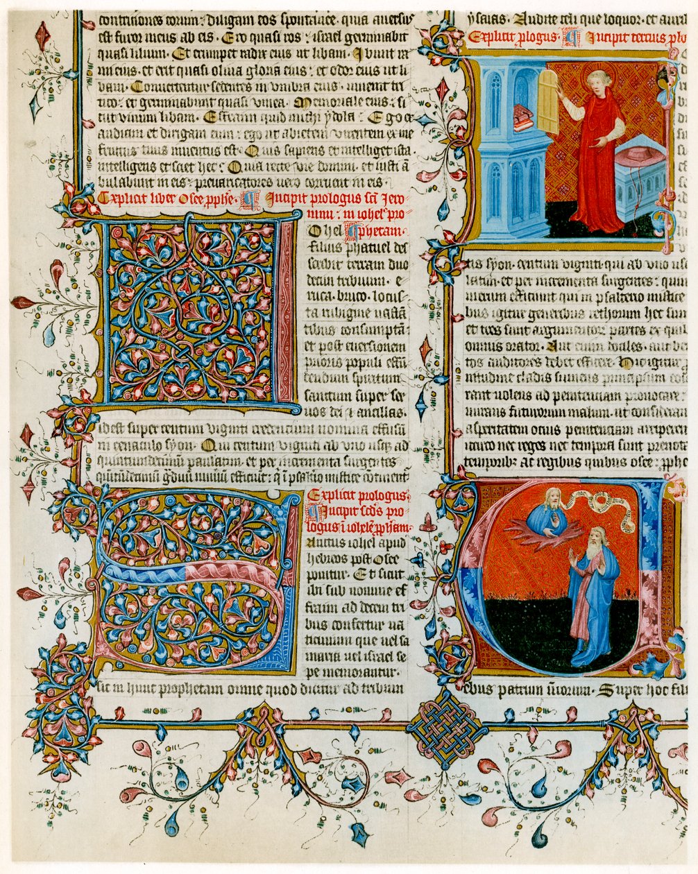 Illuminated initial letters with scenes from the life of St Jerome, late 14th century by Unbekannt