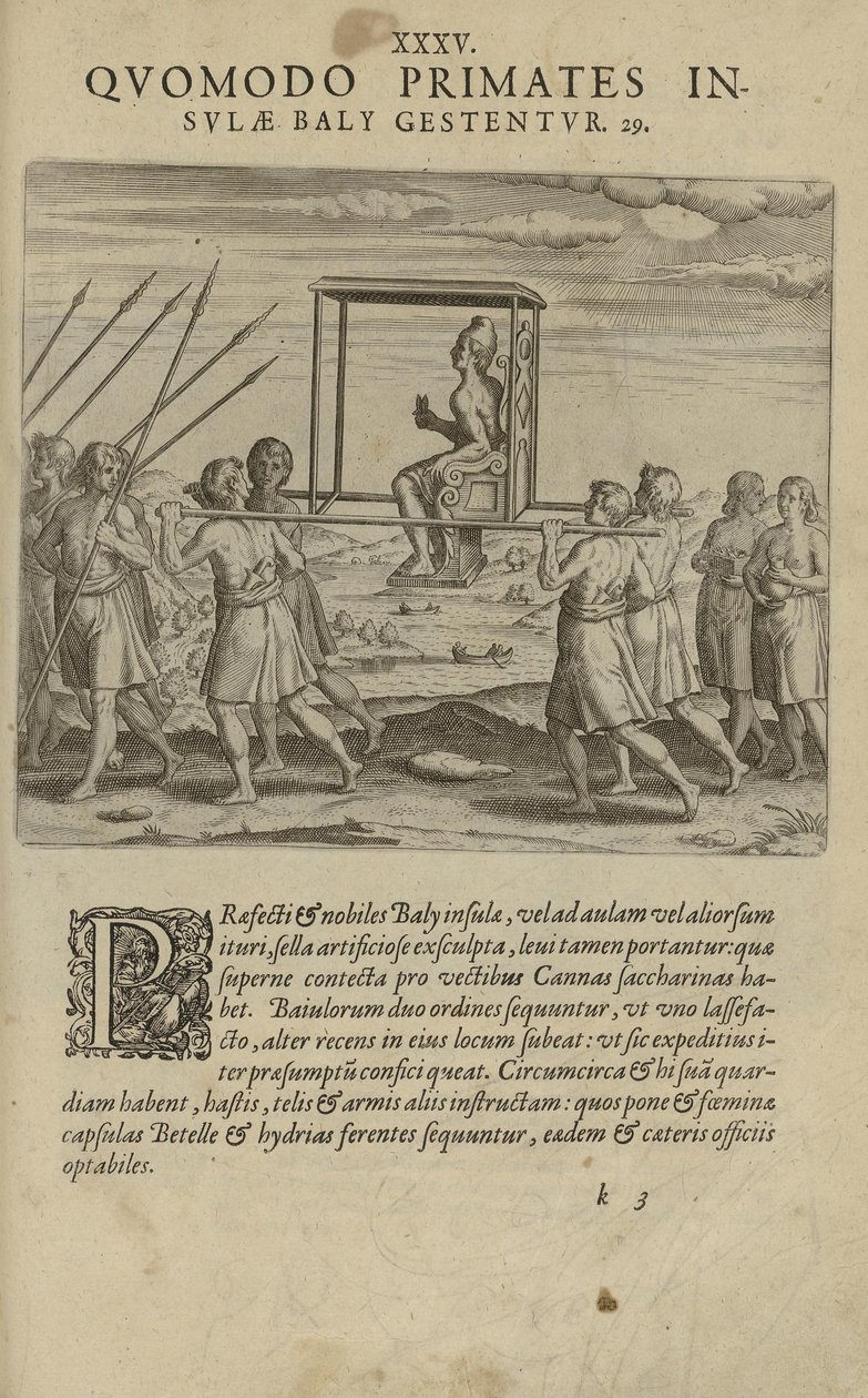 Illustration from the book India Orientalis by unknown author, published by Excudebat Matthaeus Beckerus by Unbekannt