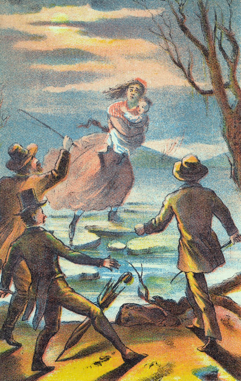 Illustration from a Poster Advertising a Theatrical Production of Uncle Tom