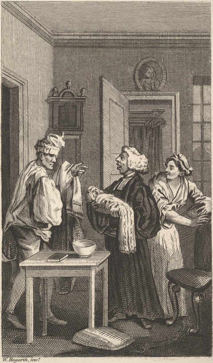 Illustration to Tristram Shandy, Volume 4 by Unbekannt