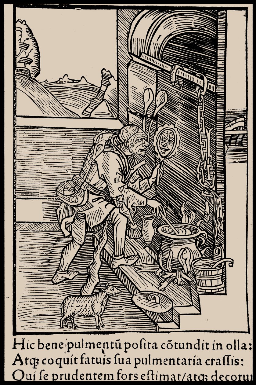 Illustration to the Book Ship of Fools by Sebastian Brant by Unbekannt