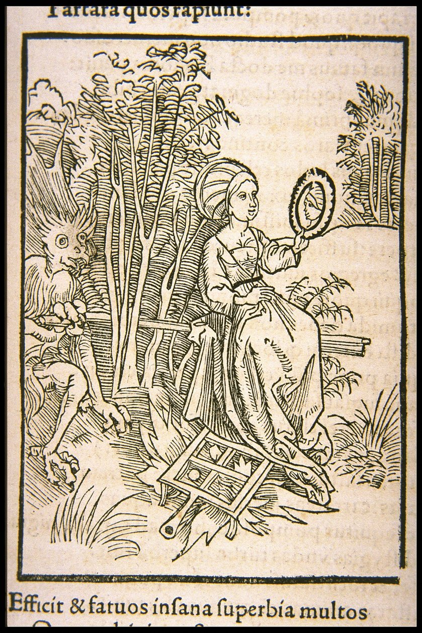 Illustration to the book Ship of Fools by Sebastian Brant, 1497 by Unbekannt
