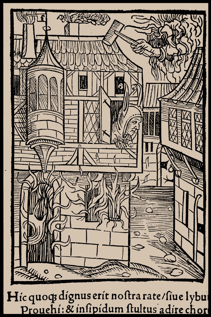Illustration to the book Ship of Fools by Sebastian Brant by Unbekannt