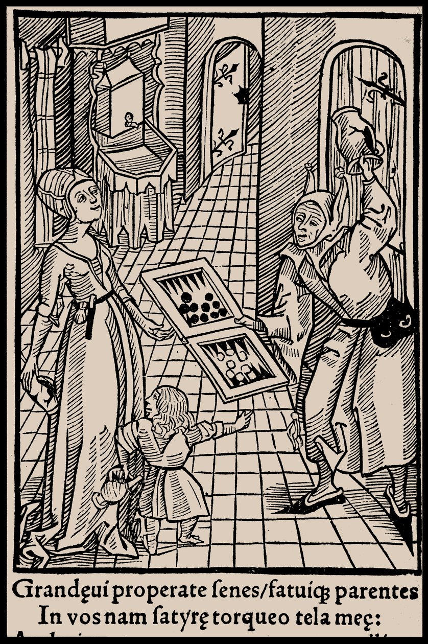 Illustration to the Book Ship of Fools by Sebastian Brant, 1497 by Unbekannt