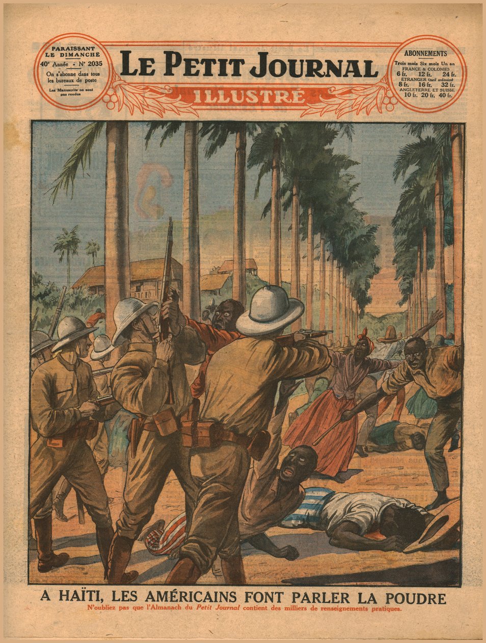 In Haiti, the Americans Let Gunpowder Do the Talking by Unbekannt