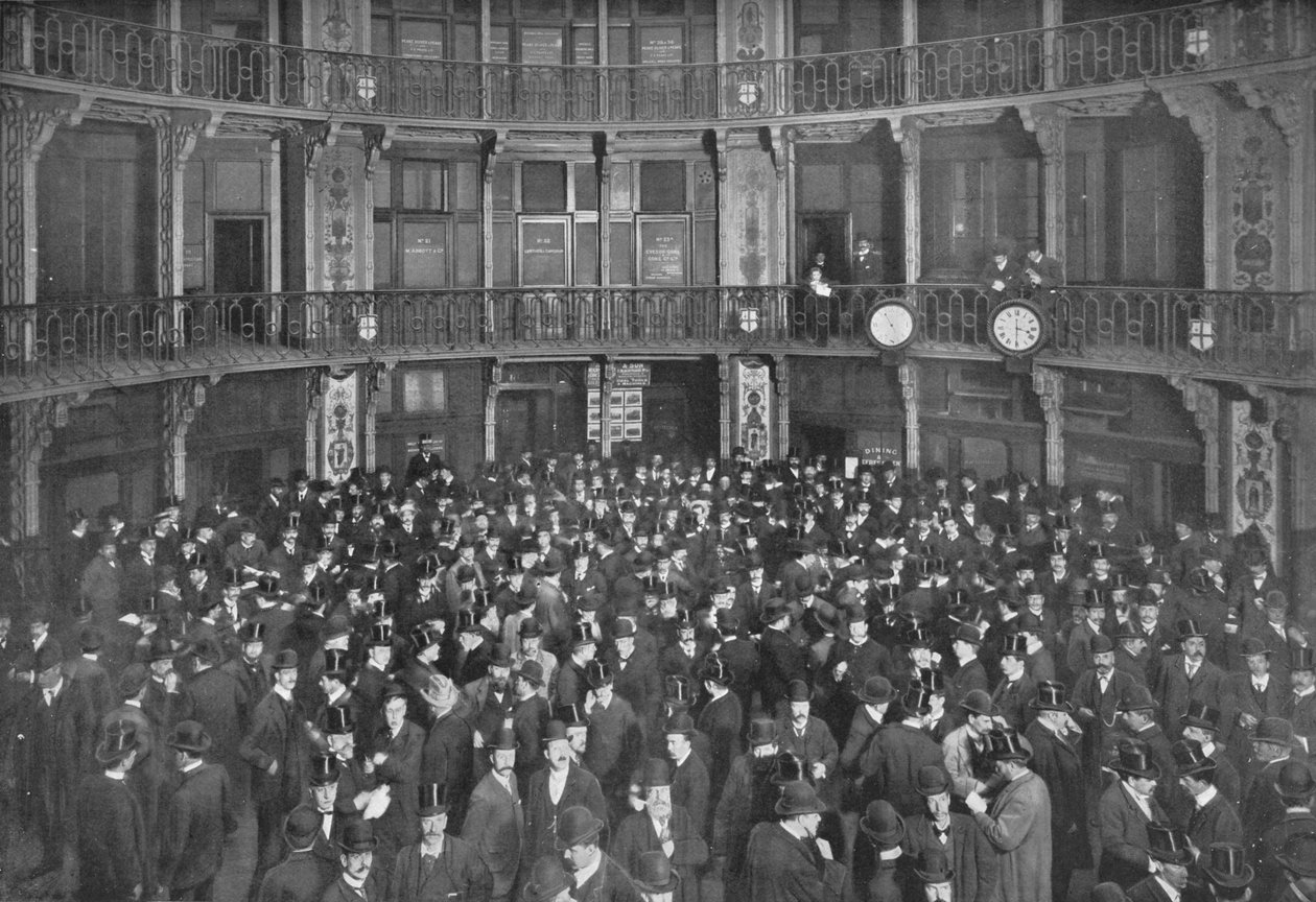 In the Coal Exchange, City of London by Unbekannt