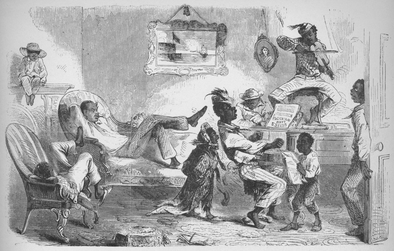 In the mansion of Robert W Barnwell at Beaufort, North Carolina, c1860 by Unbekannt