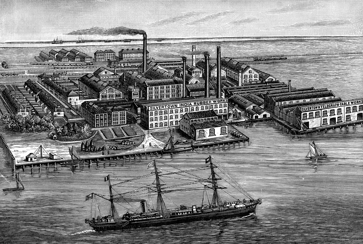 India Rubber, Gutta Percha & Telegraph Works Company Factory, Silvertown, London, 1887 by Unbekannt