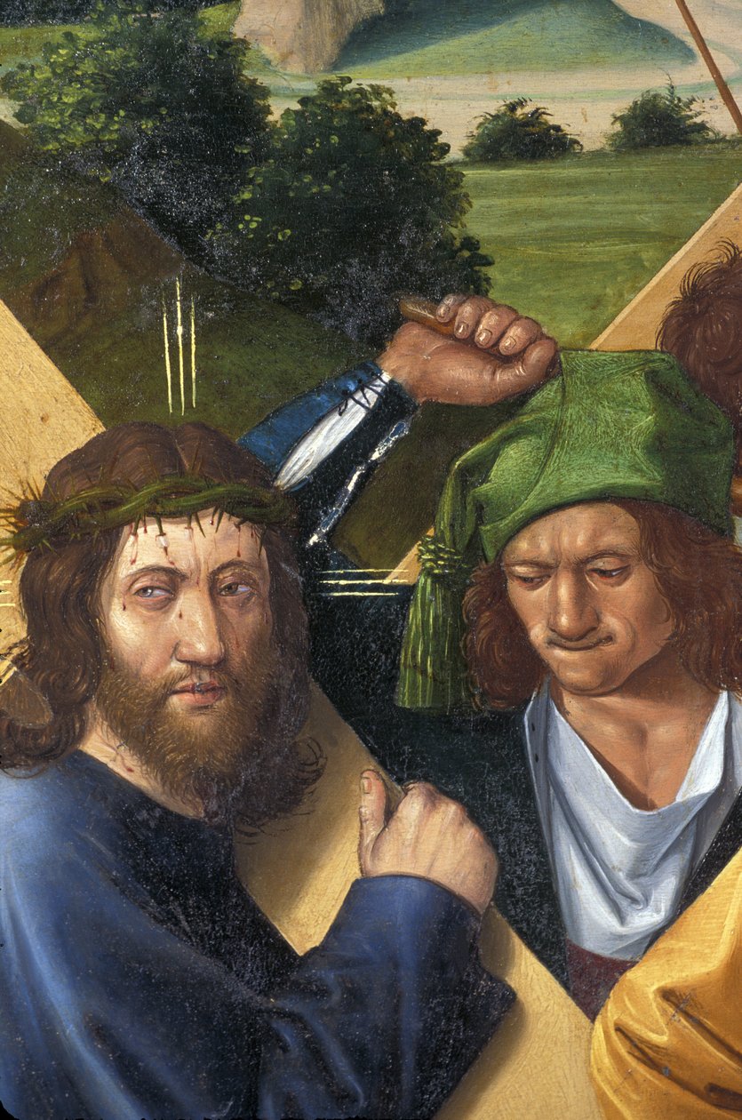 Indre & Loire No. 177 - Chateau de Loches - (Detail) of the Altarpiece of the Crucifixion - School of Jean Fouquet - 1485 by Unbekannt