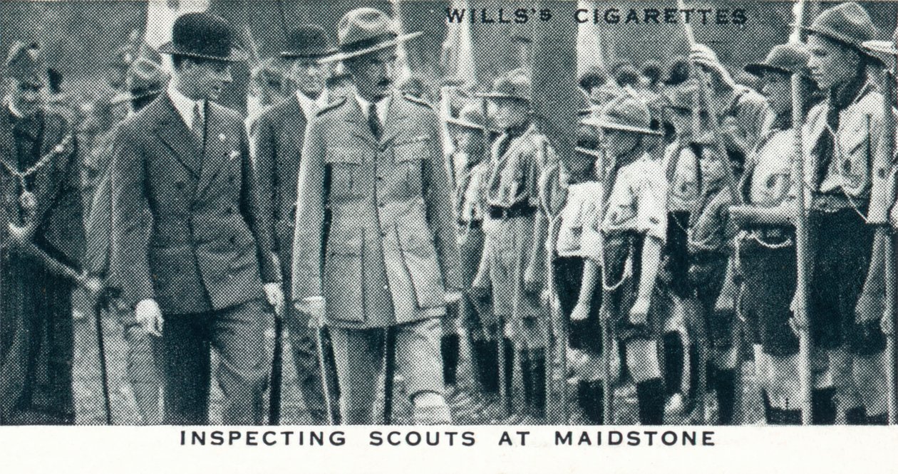 Inspecting Scouts at Maidstone, 1929-1937 by Unbekannt