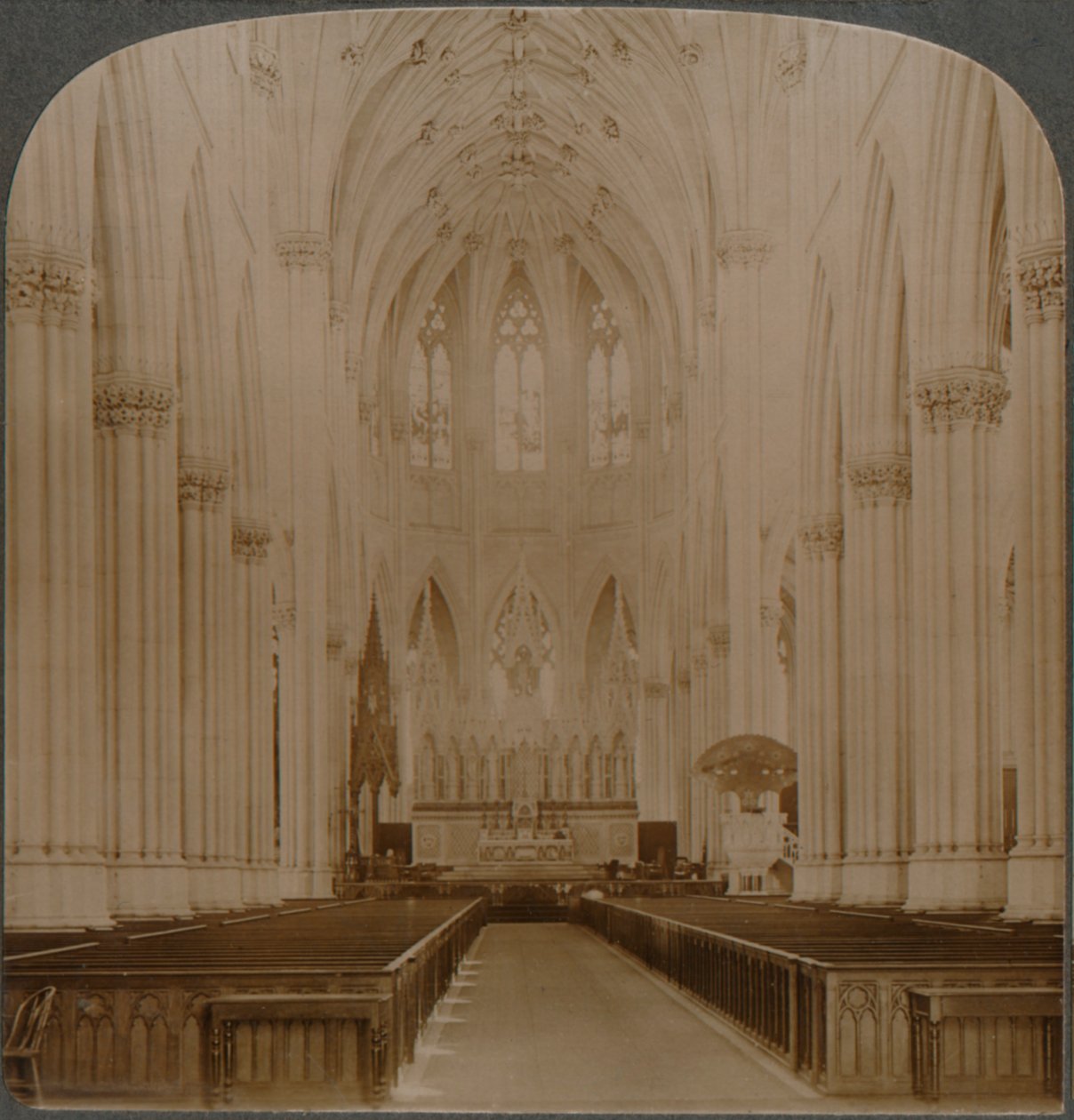 Interior Finest Gothic Structure in U.S. - St. Patrick