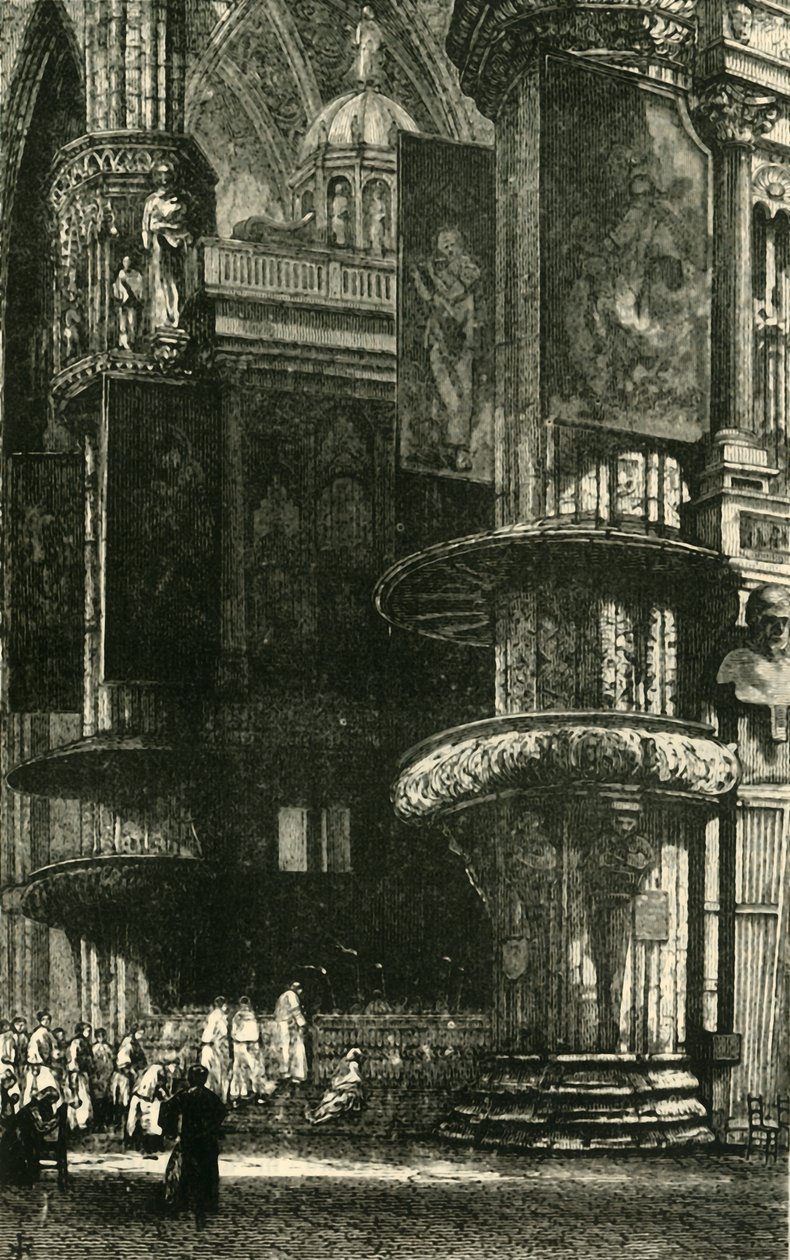 Interior of Milan Cathedral by Unbekannt