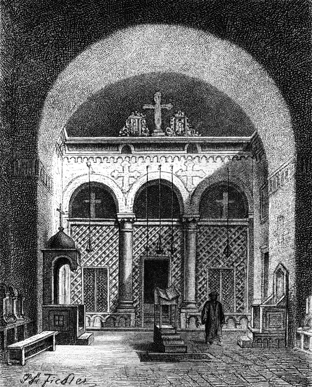 Interior of a Church, Egypt, 1881 by Unbekannt