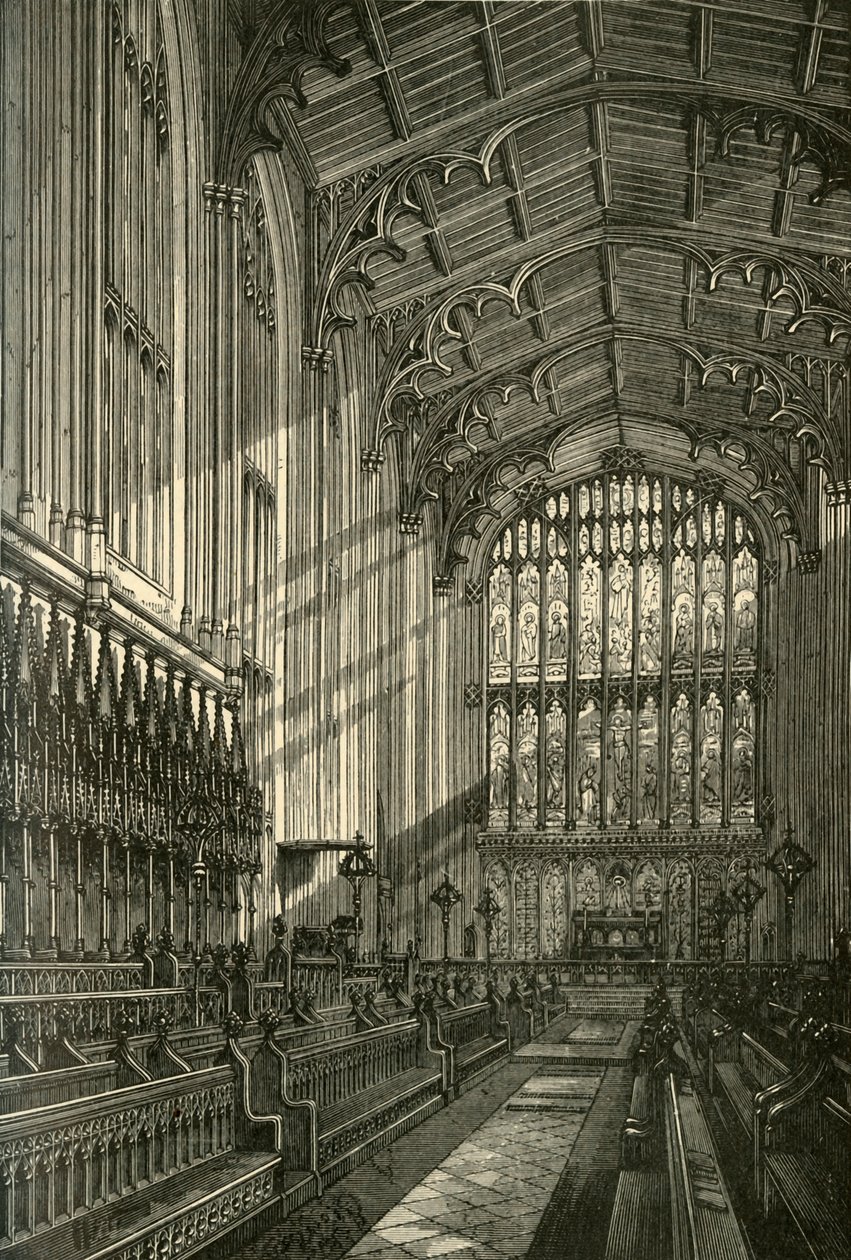 Interior of the Chapel, 1875, 1911 by Unbekannt