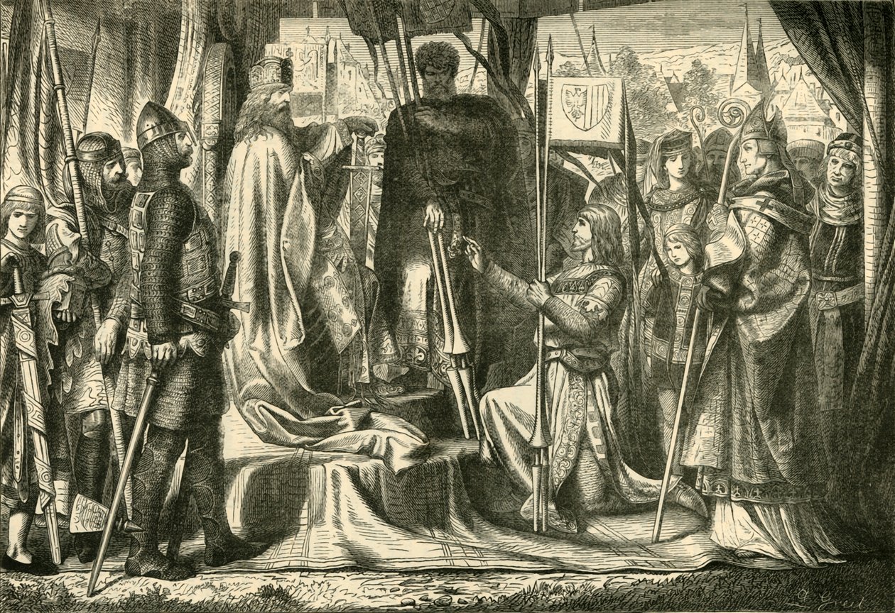 Investiture of Henry Jasomirgott as First Duke of Austria, 1156 by Unbekannt