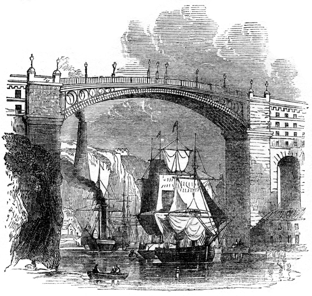 Iron bridge at Sunderland by Unbekannt