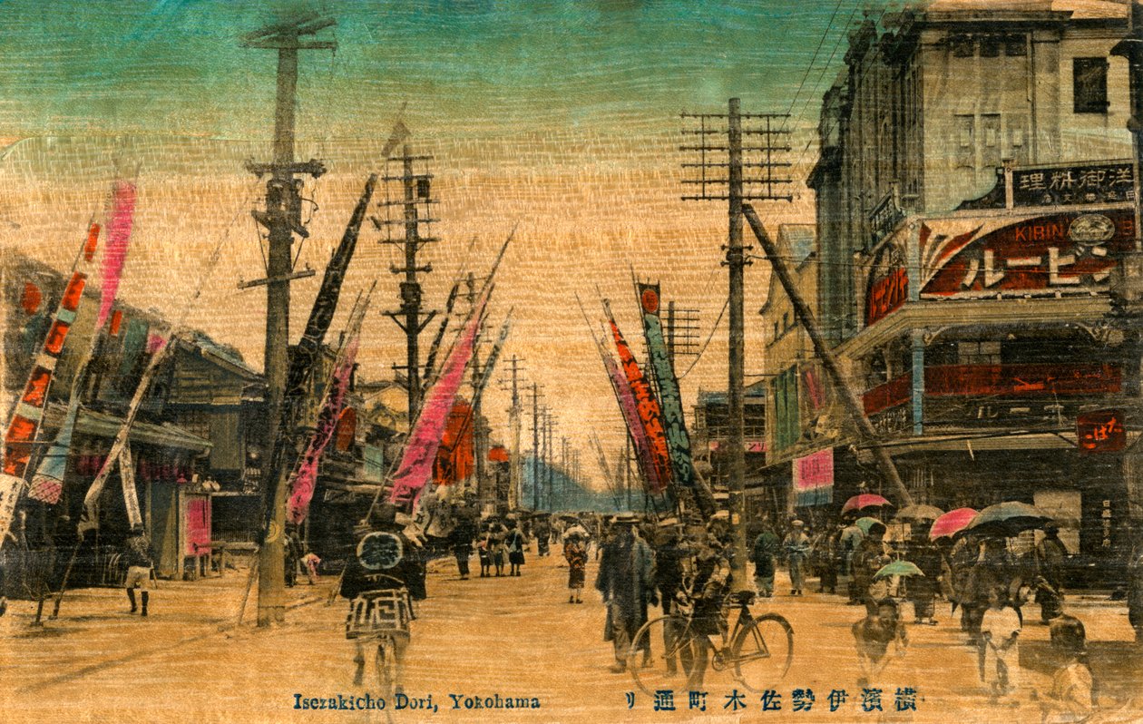 Isezakicho Dori, Yokohama, Japan by Unbekannt