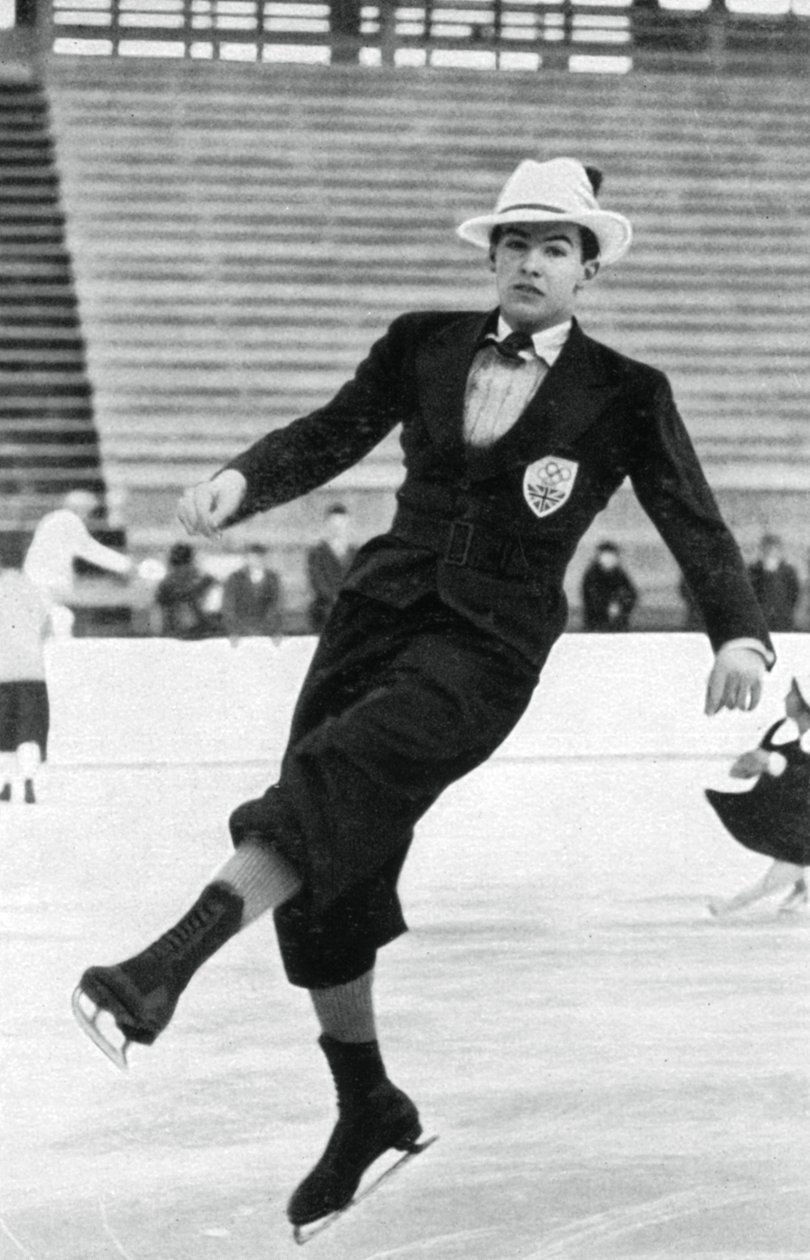 Jack Dunn, British Figure Skater, Winter Olympics, Garmisch-Partenkirchen, Germany by Unbekannt