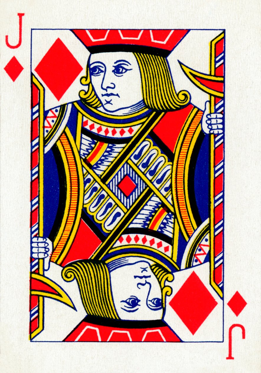 Jack of Diamonds from a Deck of Goodall & Son Ltd. Playing Cards by Unbekannt