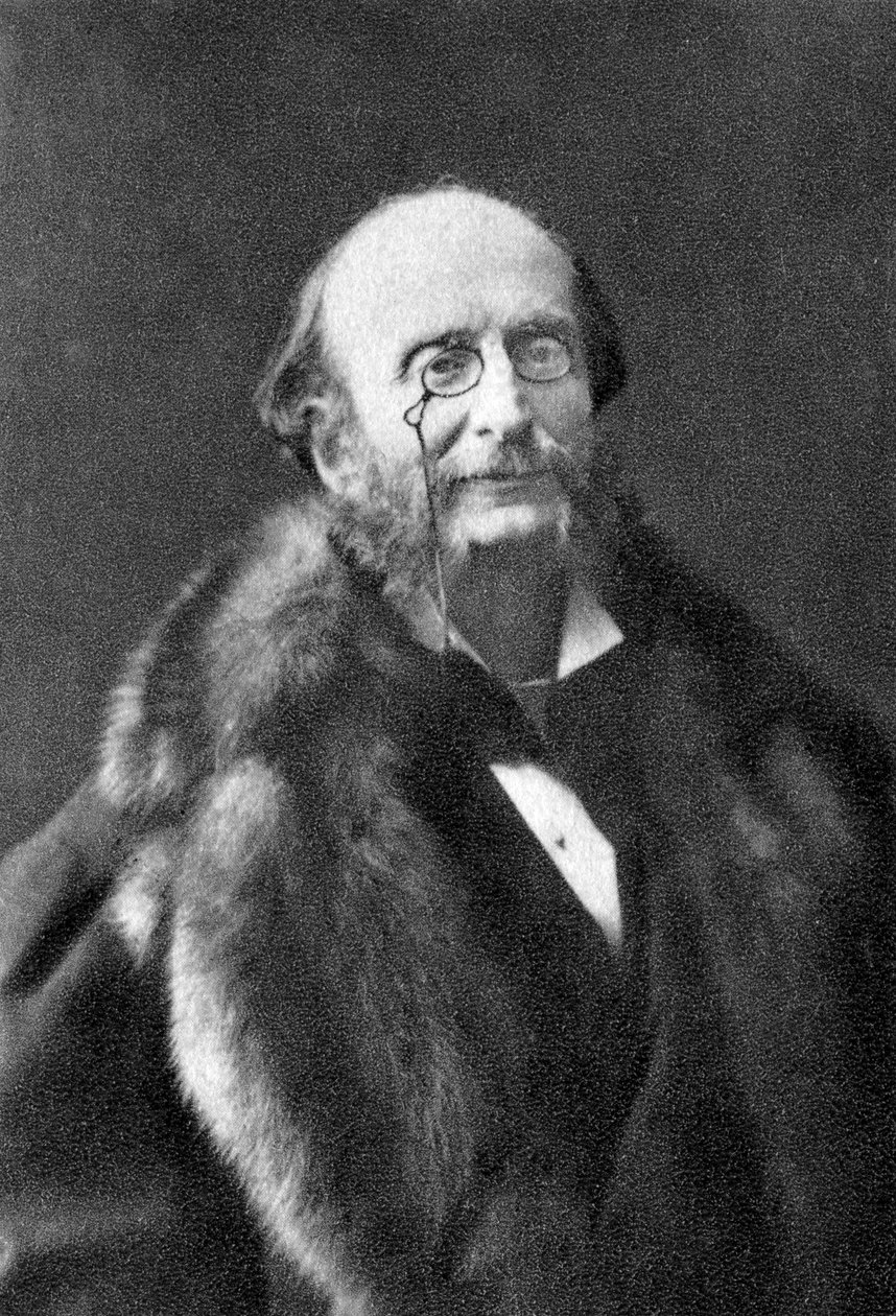 Jacques Offenbach, German-born French composer, 1878 by Unbekannt