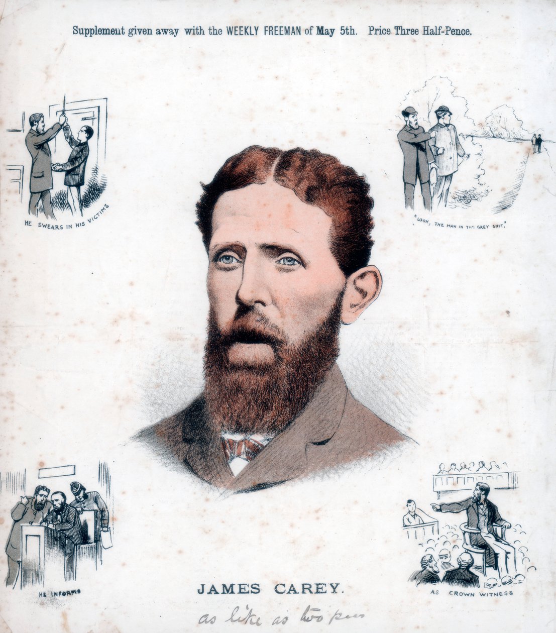 James Carey, Irish Republican and Informer by Unbekannt
