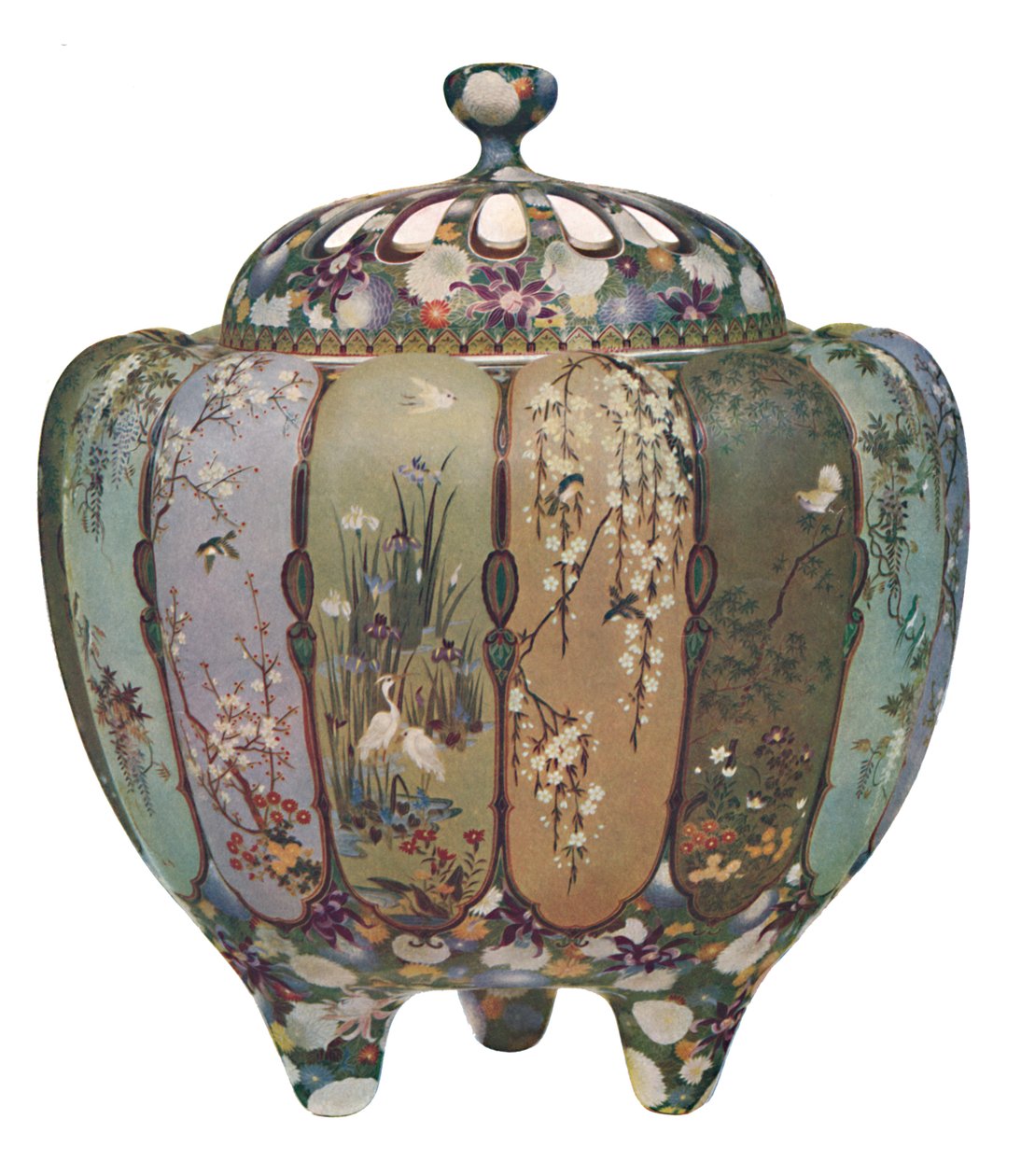 Japanese Incense Burner - Cloisonné Ware by Unbekannt