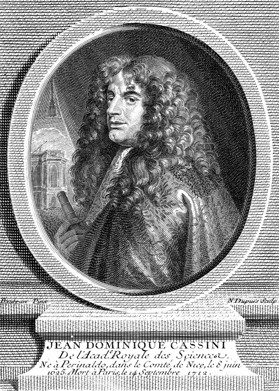 Jean-Dominique Cassini, Italian-born French astronomer by Unbekannt