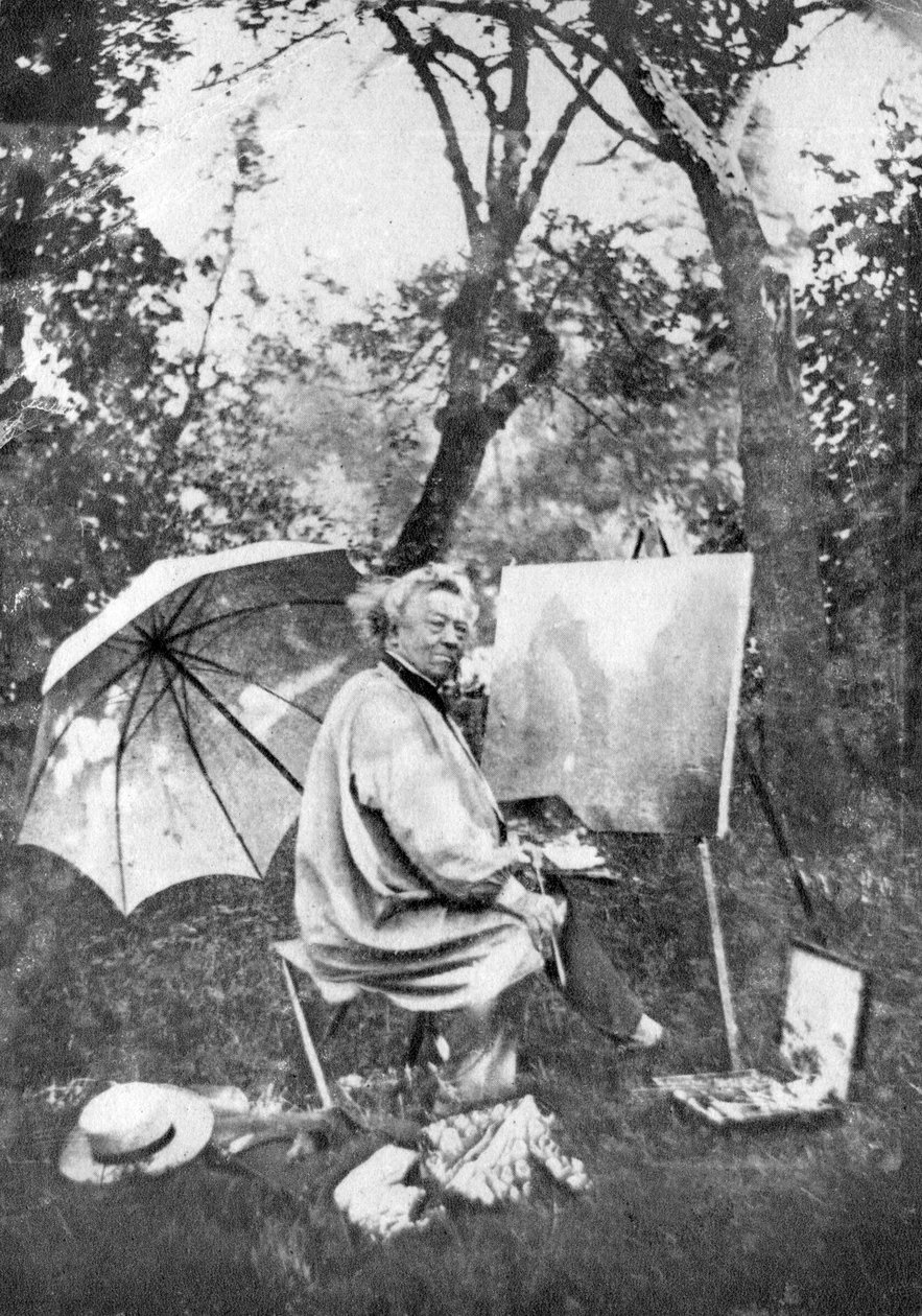 Jean Baptiste Camille Corot, French artist by Unbekannt