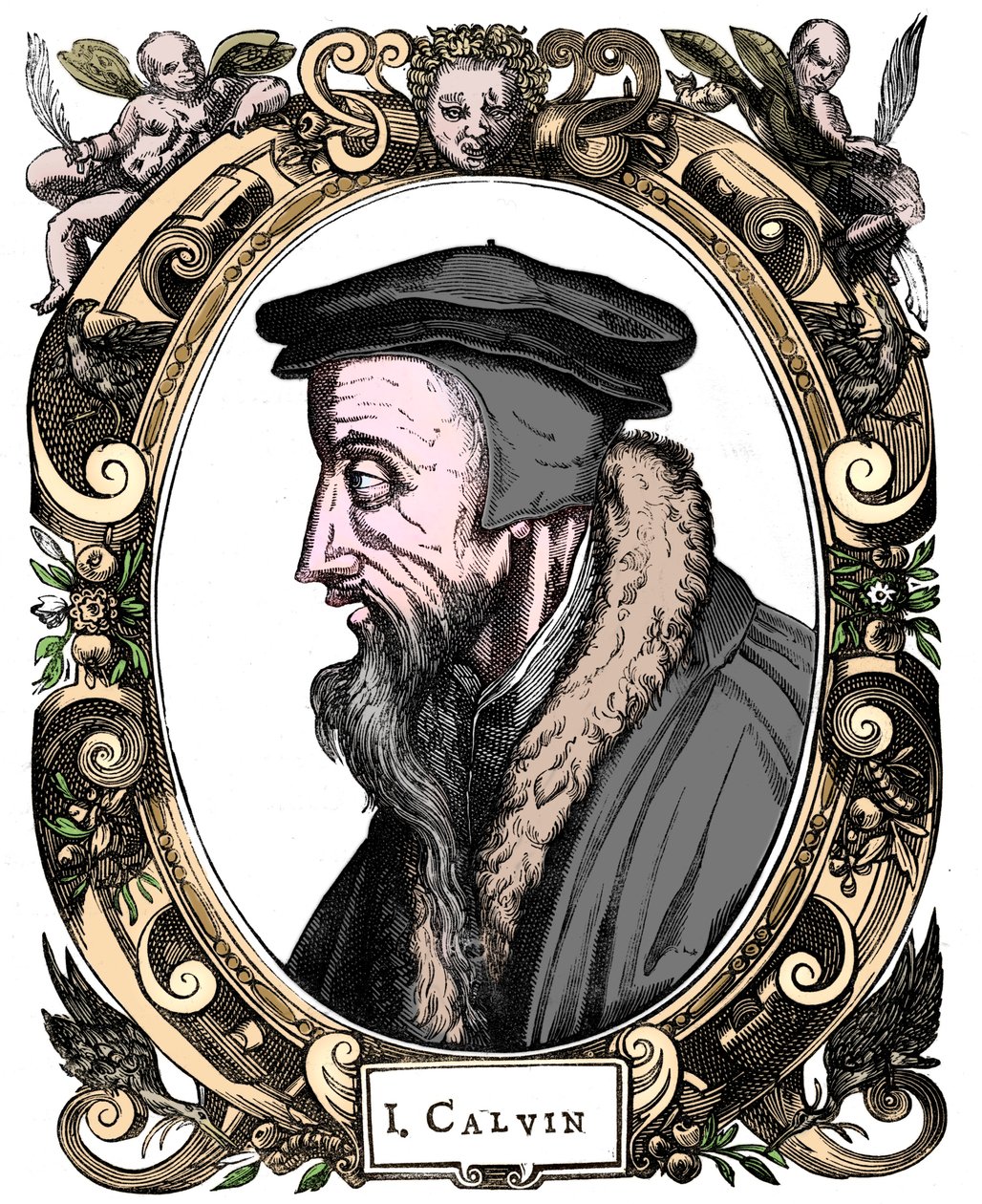 Jean Calvin, French Theologian by Unbekannt
