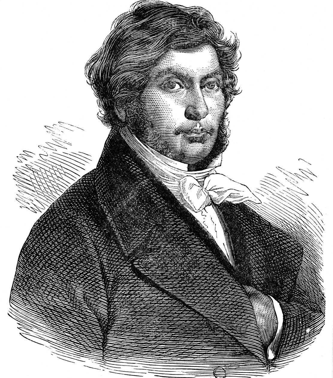 Jean Francois Champollion, French historian, linguist and Egyptologist by Unbekannt