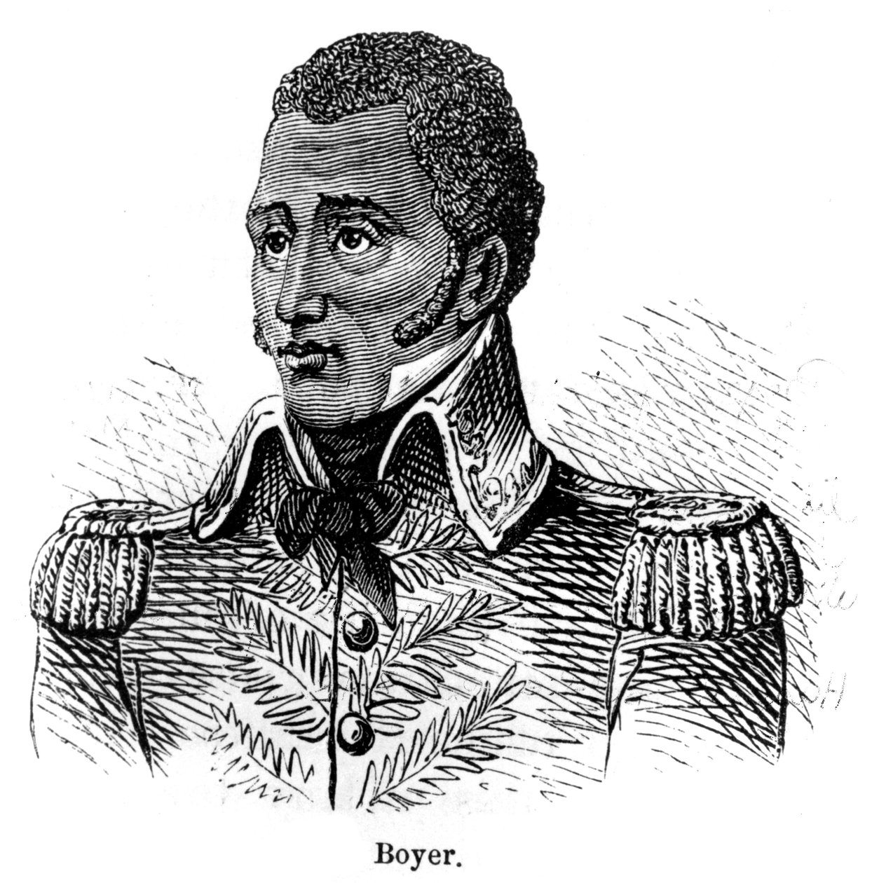 Jean Pierre Boyer, Haitian Soldier and President of Haiti, 1873 by Unbekannt