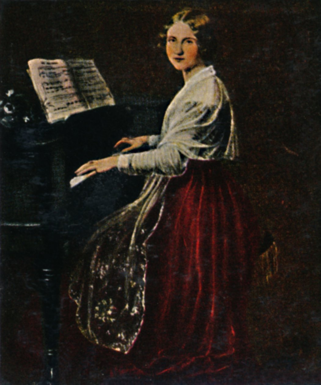 Jenny Lind 1820-1887 - Painting by Asher by Unbekannt