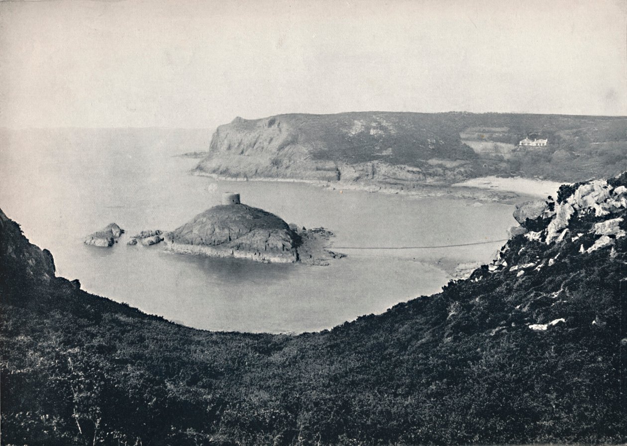 Jersey - Portelet Bay and Janvrin Island by Unbekannt