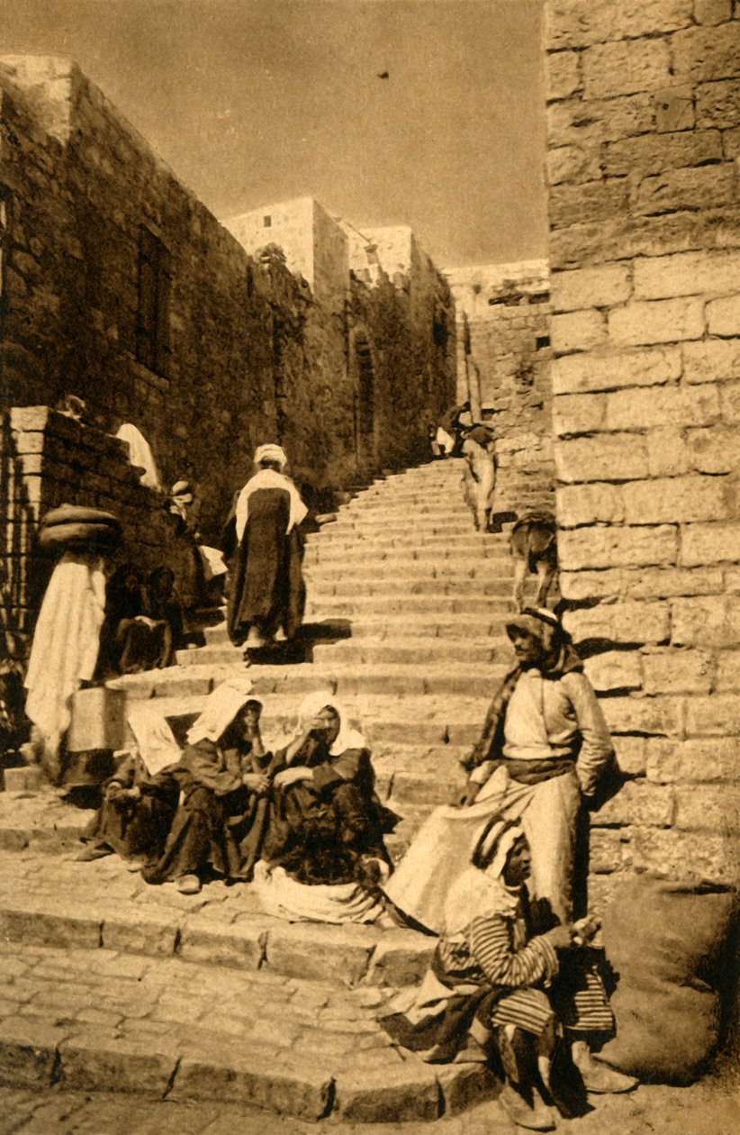 Jerusalem - A Street, c1918-c1939 by Unbekannt
