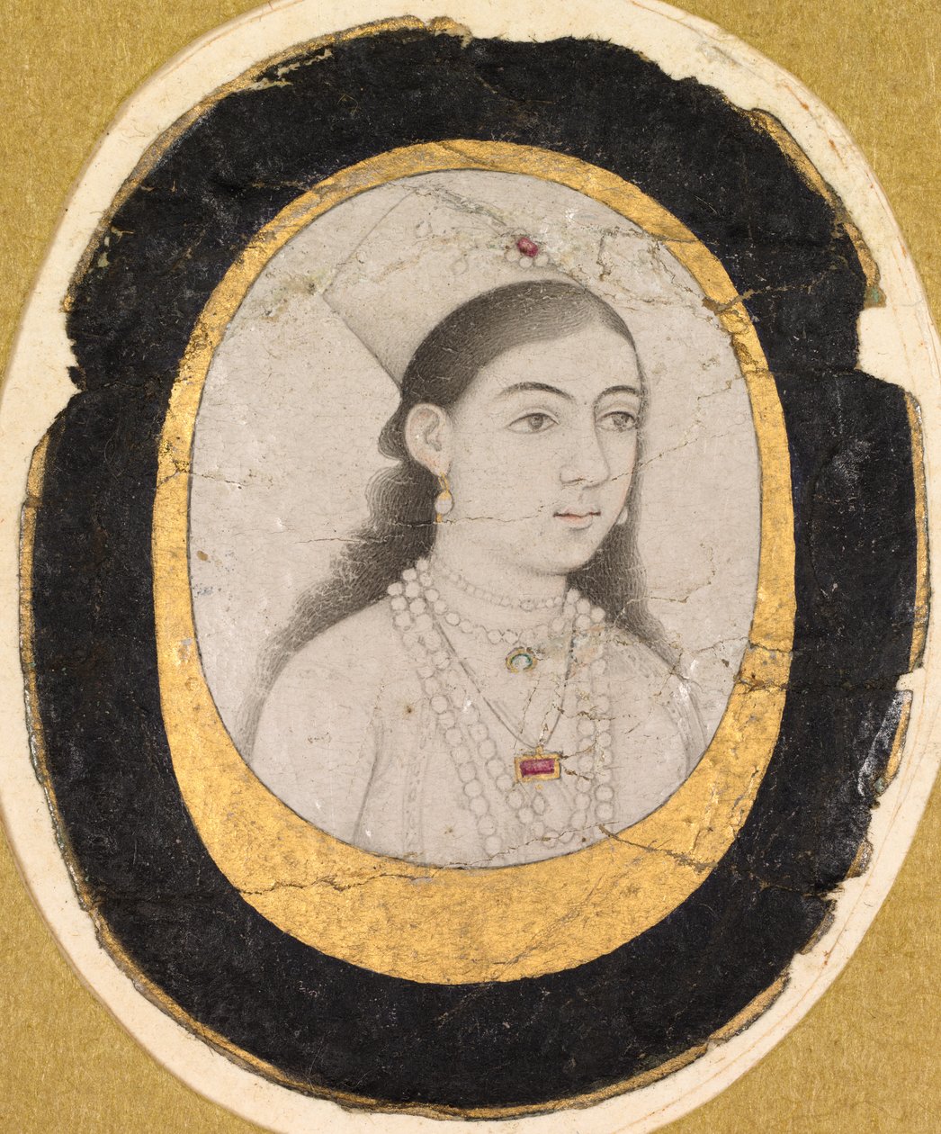 Jewel Portrait of a Young Girl, c. 1660 by Unbekannt