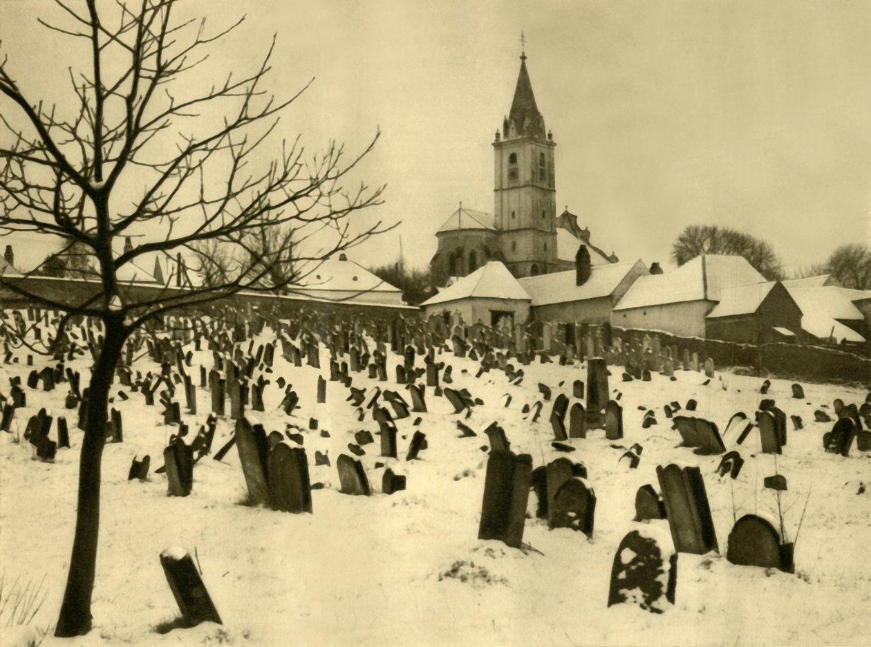 Jewish Cemetery, Mattersburg, Burgenland, Austria, 1935 by Unbekannt