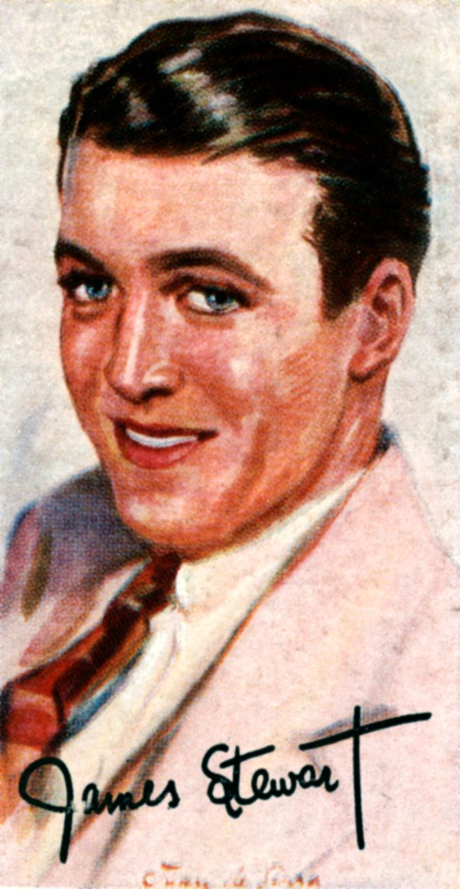 Jimmy Stewart, 1908-1997, Academy Award Winning American Film and Stage Actor by Unbekannt